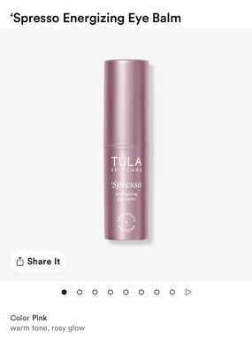 Tula Spresso Energizing Eye Balm - Pink